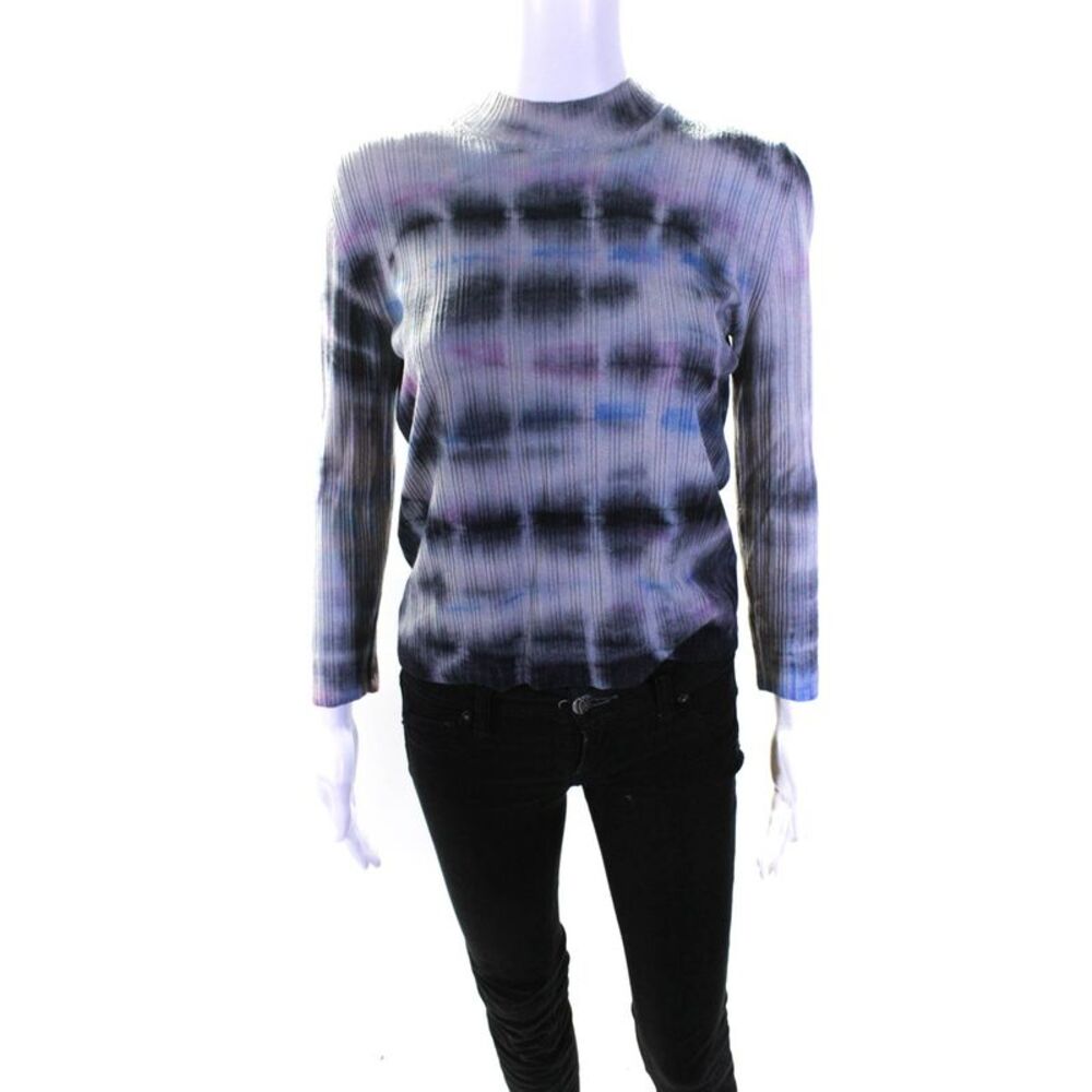 Ply-Knits Womens Blue Fukase Sweater Blue Size 6 13255563